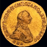 5 рублей 1762 года  СПб
