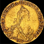 5 рублей 1767 года  СПб