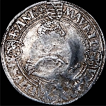 Ефимок с признаком 1655 года  на талере 1543 года