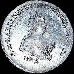 Полтина 1747 года  М·М·Д
