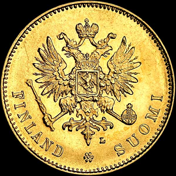 20 markkaa 1910 года  L