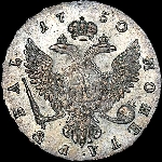 Рубль 1750 года  ММД