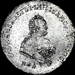 Полтина 1747 года, ММД.