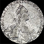 Рубль 1769 года  СПБ-TI-СА