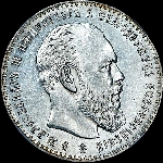 Рубль 1887 года  АГ