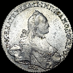 Рубль 1765 года, СПБ-TI-ЯI.