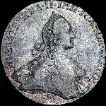 Рубль 1766 года  СПБ-TI-АШ