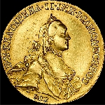 10 рублей 1762 года, СПБ-TI
