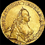 5 рублей 1762 года, СПБ
