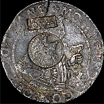 Ефимок с признаком 1655 года на талере 1620 года