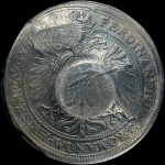 Ефимок с признаком 1655 года  на талере 1625 года