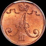 1 penni 1892 года.