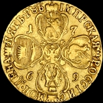 5 рублей 1769 года  СПБ-TI