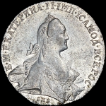Рубль 1766 года, СПБ-TI-ЯI