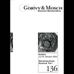 Gorny&Mosch
Giessener Munzhandlung Dieter Gorny, Munchen.
Auсtion 136, 14-15 October 2004 in Munchen.
Sammlung Kruse, Russland, Teil I.