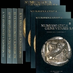Numismatica Genevensis, Geneve.
Auction II, 18 November 2002; Auction III, 29-30 November 2004; Auction IV, 11-12 December 2006; Auction V, 2-3 December 2008.