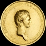 Памятная медаль 1801 года "Коронация Александра I"