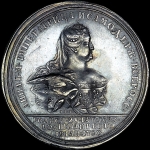 Памятная медаль 1740 года "На смерть императрицы Анны"