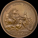 Памятная медаль 1672 года "Рождение Петра I"