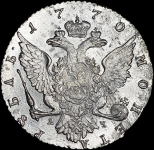 Рубль 1770 года, СПБ-TI-ЯЧ