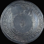 Ефимок с признаком 1655 года на талере 1618 года