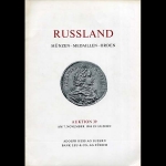 Adolph Hess & Bank Leu. "Auktion 39. Russland. Munzen-Medaillen-Orden" November 7, 1968, Luzern