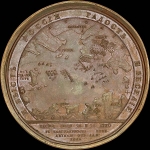 Медаль 1770 года "Граф Алексей Григорьевич Орлов" от Адмиралтейств-коллегии