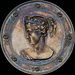 Медаль 1894 года "Рижское общество садоводства"
