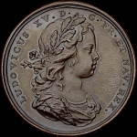 Медаль “Посещение Петром I Парижа. 29 апреля 1717 года“