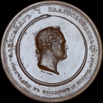 Медаль 1825 года  "Смерть императора Александра I"