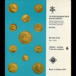 Schweizerischer Bankverein, Basel. Auction №6 "Russland. Gold-Silber".  4 February 1977 in Basel