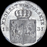 10 грошей 1831 года  KG