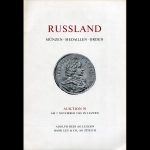 Adolph Hess & Bank Leu. Auktion 39 "Russland. Munzen-Medaillen-Orden". November 7, 1968, Luzern