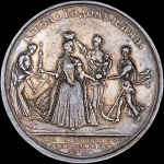 Медаль 1730 года "Коронация Анны Иоанновны"