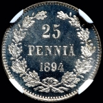 25 пенни 1894 года  L