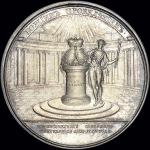 Медаль 1773 года "Бракосочетание ВК Павла Петровича и принцессы Натальи Алексеевны"