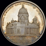 Медаль 1858 года "Собор Св. Исаакия Далматского в Санкт-Петербурге"