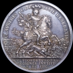 Медаль "Первое путешествие Петра I по Европе 1697-1698 гг."