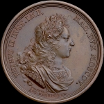 Медаль  "На смерть императора Петра II"