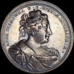 Медаль 1736 года "Победа над турками при Азове"