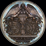 Медаль 1874 года "В честь бракосочетания Альфреда  герцога Эдингбургского и ВК Марии Александровны"