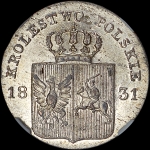 10 грошей 1831 года  KG