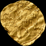 "Жалованный золотой" в 1/4 дуката 1654 года
