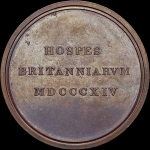 Медаль "В память визита императора Александра I в Англию в 1814 г."