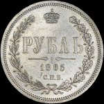 Рубль 1885 года, СПБ-АГ