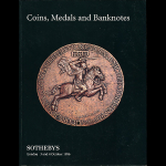 Sotheby's, London. Аукцион LN6594 "Coins, Medals and Banknotes", 3-4 октября 1996 г.