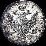 Рубль 1754 года, ММД IП.