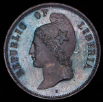 2 цента 1868  Пробные (Либерия)