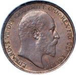 1 пенни 1902 (Великобритания) (в слабе)