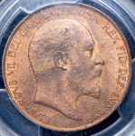 1 пенни 1904 (Великобритания) (в слабе)